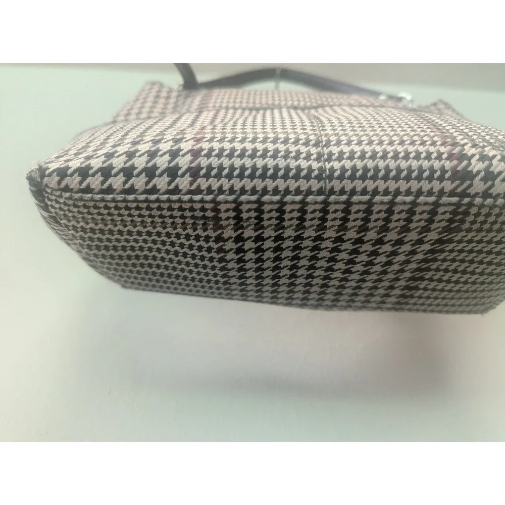 Ralph Lauren Plaid Houndstooth Small Shoulder Bag Purse Baguette Hobo Y2K Style